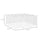 Pet Playpen DIY Small Animal Cage Open Enclosure Portable Plastic Fence 12 Panels for Bunny Chinchilla Guinea Pig White