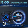 Stationary Indoor Cycling Exercise Bike, Adjustable Comfortable Seat w/ Cushion, Grip Handlebar, Workout Cycle Training