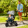 4 in 1 Adjustable Baby Tricycle Stroller w/ Removable Handle, Brake, Cover