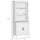 69" Kitchen Buffet Hutch with 3-Tier Shelving, Freestanding Storage Pantry Cabinet, Sideboard with Shelves and Open Countertop, White