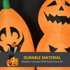 9ft Halloween Inflatables, Pumpkin Ghost with Pumpkin Patch, Outdoor Giant Blow Up Yard Decoration with Build-in LED
