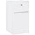 Double Door Mini Fridge with Freezer, 3.2 Cu.Ft Compact Refrigerator with Adjustable Shelf, Thermostat and Reversible Door for Bedroom, White