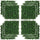 12PCS Artificial Boxwood Wall Panels 20" x 20" Float Grass Privacy Fence Screen Faux Hedge Greenery Backdrop for Home Garden Backyard Balcony