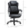 350lbs Heavy Duty Home Executive Office Chair Tall and Big Mesh Faux Leather Rocker Ergonomic with Wheel, Adjustable Height, 360Â°Swivel