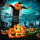 9ft Halloween Inflatables, Pumpkin Ghost with Pumpkin Patch, Outdoor Giant Blow Up Yard Decoration with Build-in LED