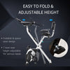 Indoor Exercise Bike 8-Level Adjustable Magnetic Resistance Cardio Trainer Seat Cycling Bike, w/ Desktop