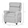 Kids Recliner Chair Children Sofa Angle Adjustable Single Lounger Armchair Gaming Chair with Footrest 2 Side Pockets for 3-5 years, Light Grey