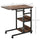 Industrial Style C-Shaped Mobile Sofa Bed Side Table Adjust Height 3-Tier Nightstand Home Cart w/ Casters Brake