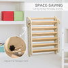 Kids Triangle Climber Foldable Climbing Triangle Ladder for Toddler Play Structure Climbing Toy Indoor Playful Gym Natural