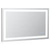 Bathroom Mirror with LED, Dimmable Vanity Mirror with 3 Light Colors, Memory Function Vertical and Horizontal Mount