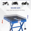 36” Steel Foot Step Lockable Hydraulic Pump Lift With Safety Foot Step Lever Wheels for Small Motorcycles and Dirt Bikes