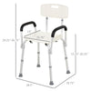 Shower Chair, Mobility Medical Grade Bath Chair, Adjustable Shower Bench with Removable Armrests for Seniors, Handicap, Disabled