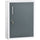 Wall Medicine Cabinet with Lock, Hanging Medical Cabinet, First Aid Wall Cabinet for Bathroom Kitchen, White and Grey