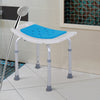 6-Level Adjustable Aluminum Bath Stool Spa Shower Chair Non-Slip Design For The Pregnant Old Injured w/ Shower Hole