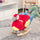 Kids Ride-On Rocking Horse Toy Parrot Style Rocker with Fun Music & Soft Plush Fabric for Children 18-36 Months