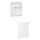 Wall Mounted Folding Table, Foldable Desk, Convertible Desk, Modern Home Office Desk with Shelf and Multiple Storage Compartments, White