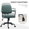 Microfiber Office Chair Desk Chair with 360 Degree Swivel Wheels Adjustable Height Tilt Function Green