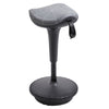 Lift Wobble Stool Standing Chair with 360Â° Swivel, Tilting Balance Chair with Adjustable Height and Saddle Seat for Active Sitting, Grey