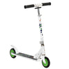 Youth Kick Scooter One-Click Foldable Height Adjustable Ride On Toy with Brake, White