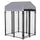 Large Outdoor Dog Kennel Galvanized Steel Fence with UV-Resistant Oxford Cloth Roof & Secure Lock 48" x 48"