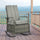 Outdoor Rattan Wicker Rocking Chair Patio Recliner with Soft Cushion, Adjustable Footrest, Max. 135 Degree Backrest, Grey