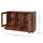 Kitchen Buffet Cabinet Storage Sideboard Buffet Sideboard with Cabinets, Framed Acrylic Doors and Tabletop, Brown
