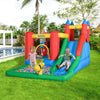 6-in-1 Kids Inflatable Bounce House Jumping Castle with Slide, Water Pool & Climbing Wall, Inflator Included