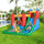 6-in-1 Kids Inflatable Bounce House Jumping Castle with Slide, Water Pool & Climbing Wall, Inflator Included
