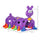 Caterpillar Climbing Tunnel Kids Indoor Outdoor 3-6 Years Old, Purple