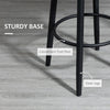 Extra Tall Bar Stools Set of 2, Modern 360Â° Swivel Barstools, Dining Room Chairs with Steel Legs and Footrest, Light Grey