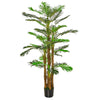 6ft Artificial Tropical Palm Tree, Faux Decorative Plant in Nursery Pot for Indoor or Outdoor DÃ©cor