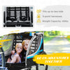 Blue 3-in-1 Bike Trailer for Kids, Running Stroller with 2 Seats, Jogging Cart with 5-Point Harness, Storage Units