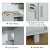 Wooden Cat Litter Box Enclosure & House with Nightstand/End Table Design  Scratcher & Magnetic Doors  Grey