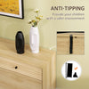 Buffet Cabinet, Accent Coffee Bar Cabinet, Kitchen Sideboard with 2 Ribbed Storage Drawers