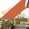 20' x 16' Sun Shade Sail Rectangle Sail Shade Canopy for Outdoor Patio Deck Yard, Brick Red