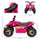 6V Kids Electric Ride on Car with Forward / Reverse Functions for 3-5 Year Olds, Pink