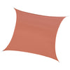 20' x 16' Sun Shade Sail Rectangle Sail Shade Canopy for Outdoor Patio Deck Yard, Brick Red