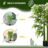 4.5ft Artificial Bamboo Tree, Faux Decorative Plant in Nursery Pot for Indoor or Outdoor DÃ©cor