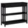 Console Table with Drawers and 2 Shelves Modern Sofa Table for Entryway Living Room Bedroom Black