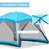 12' x 12' Screen House Room, 8 Person Camping Tent w/ Carry Bag and 4 Mesh Walls for Hiking, Backpacking, and Traveling