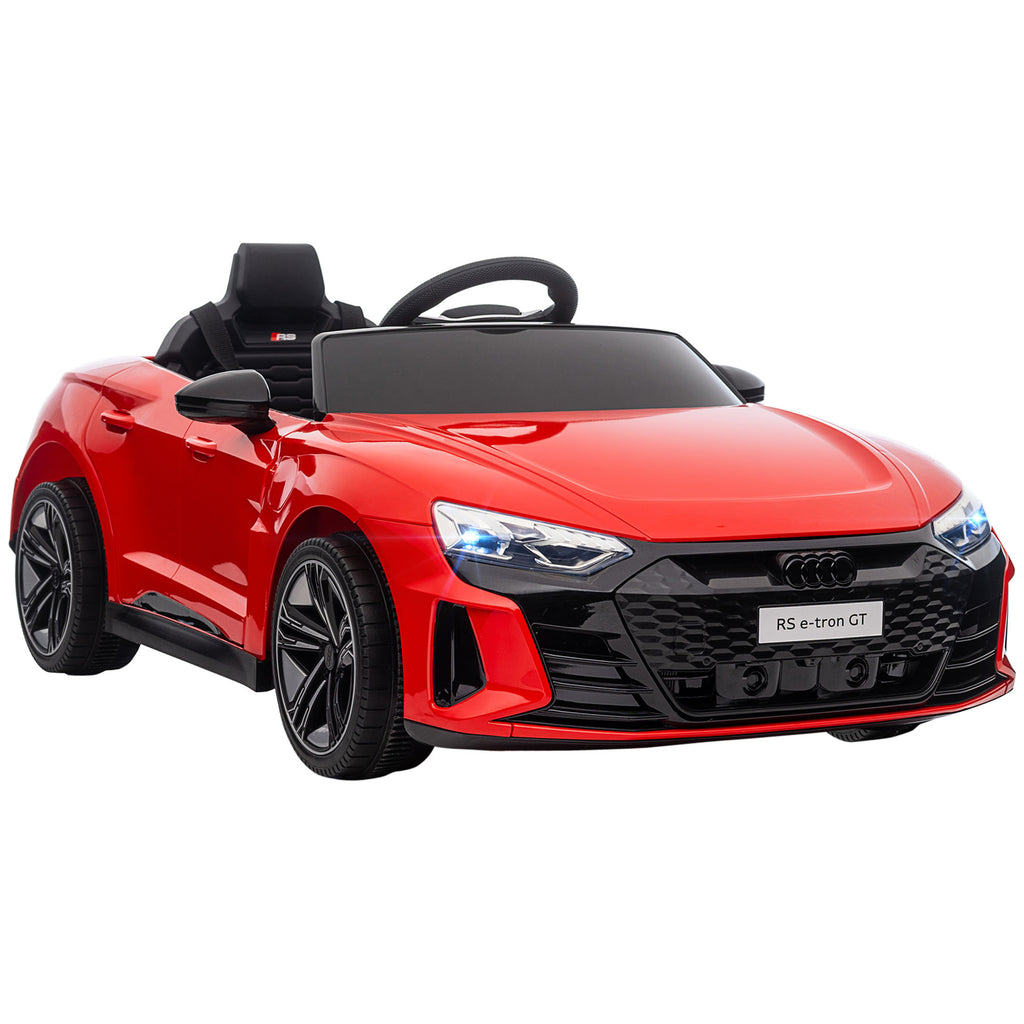 Kids Ride on Car with Remote Control, 12V 3.1 MPH Electric Car for Kids Ride-on Toy for 37-60 Months Boys and Girls with Suspension System, Horn Honking, Music, Lights, Red