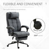 Desk Chair Ergonomic Office Chair Reclining Home Office Chair Executive Adjustable Roller Swivel Chair Dark Grey