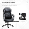 350lbs Heavy Duty Home Executive Office Chair Tall and Big Mesh Faux Leather Rocker Ergonomic with Wheel, Adjustable Height, 360Â°Swivel