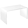 Acrylic Coffee Table 0.5In Thick Rectangle All Acrylic Waterfall Coffee Table Clear Coffee Table Clear