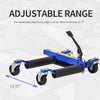 Set of 2 Hydraulic Wheel Dolly Lift for Car Tire Changing Maintenance, Blue
