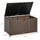 Outdoor Deck Box, PE Rattan Wicker with Liner, Hydraulic Lift, and A Handle for Indoor, Outdoor, Patio Furniture Cushions, Pool, Toys, Garden Tools, Brown