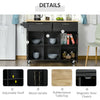 Kitchen Island Cart, Rolling Kitchen Island, Utility Cart with Wheels, Kitchen Cart with Drawers and Cabinets