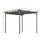 10' x 10' Retractable Patio Gazebo Pergola with UV Resistant Outdoor Canopy & Strong Steel Frame Grey