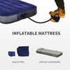 All-in-One Folding Camping Cots for Adults, Elevated Tent with Sleeping Bag, Thick Air Mattress Pad,