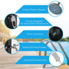 Outdoor Solar Shower w/ Hot and Cold Adjustment for Poolside Beach Pool Spa